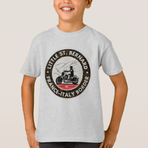 Camiseta Pequena Rua Bernard Passe francês itália motobik a