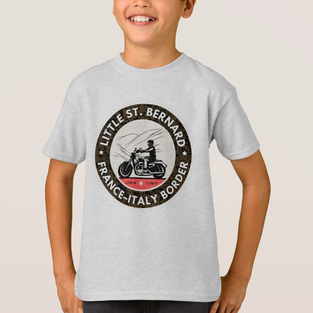 Camiseta Pequena Rua Bernard Passe francês itália motobik a (Frente)