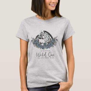 Camiseta Pequena Selvagem Um Zebra Caprichosa Whimsigoth Sa