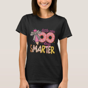 Camiseta Pequena Senhorita 100 Dias Mais Inteligente 100º D