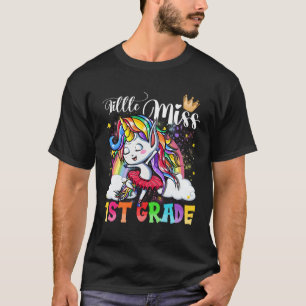 Camiseta Pequena Senhorita 1Rua, Grau Unicórnio, Primeiro D