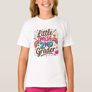 Camiseta Pequena Senhorita 2ª Série Primeiro Dia da Segunda