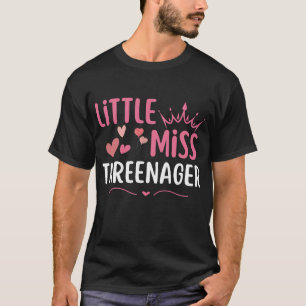 Camiseta pequena senhorita ameaçadora
