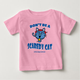 Camiseta Pequena Senhorita Giggles assustadora Gato Hallowe