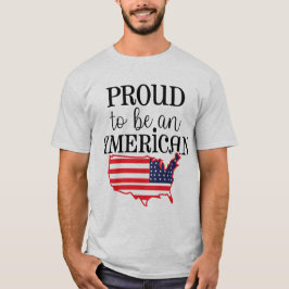 Camiseta Pequena Senhorita Independente 4 de Julho Estrelas