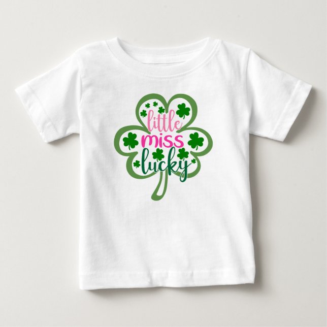 Camiseta Pequena Senhorita Sortuda (Frente)
