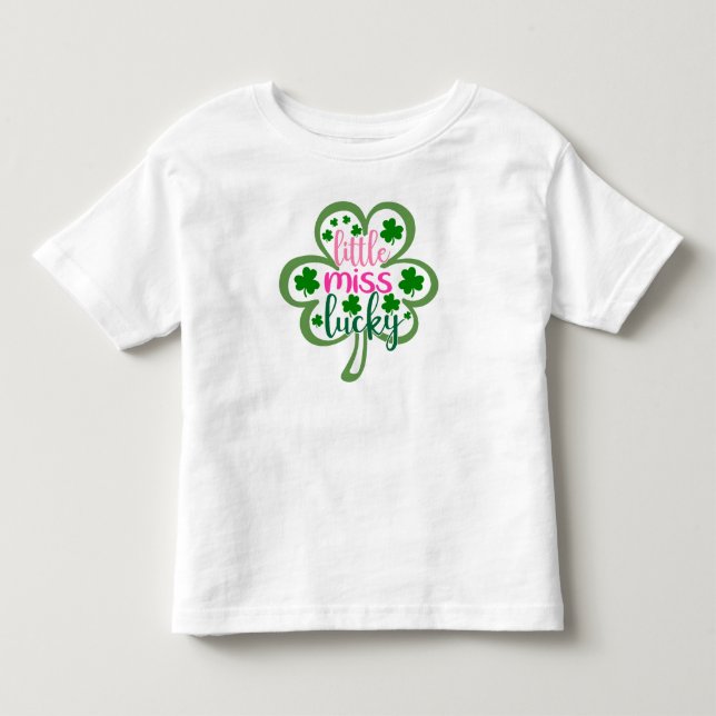 Camiseta Pequena Senhorita Sortuda (Frente)