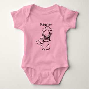 Camiseta Pequena Sereia pai