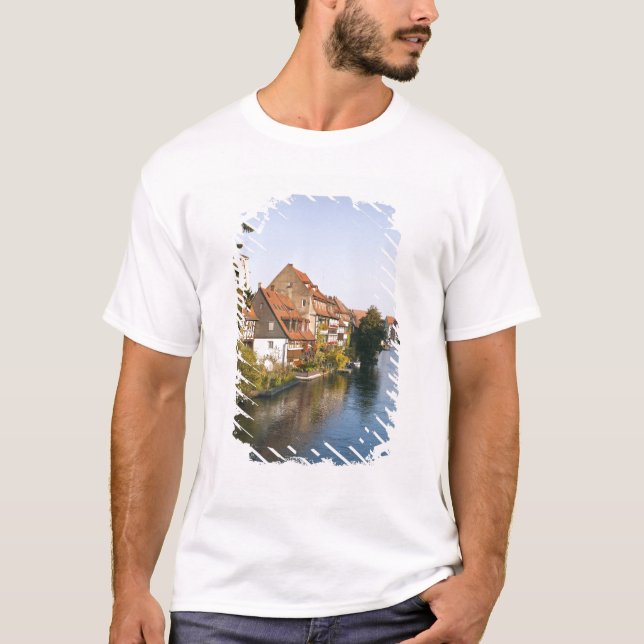 Camiseta Pequena Veneza (Klein Venedig) e Rio Regnitz (Frente)