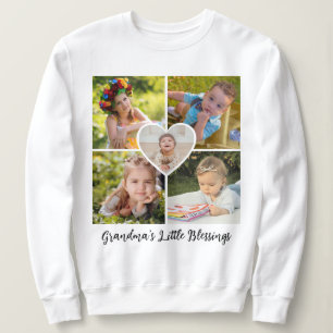 Camiseta Pequenas Bênçãos da Vovó - Colagem Personalizada c