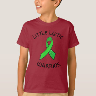Camiseta Pequenas Crianças do Guerreiro da Doença de Lyme