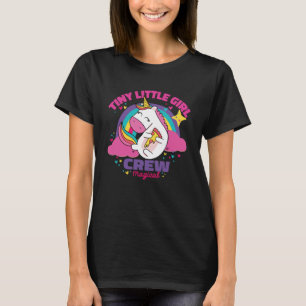 Camiseta Pequenas Crianças Humanas Pequenas Meninas do Unic