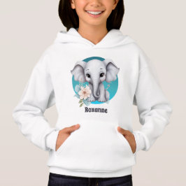 Camiseta Pequenas e bonitas garotas de elefante acrescentam