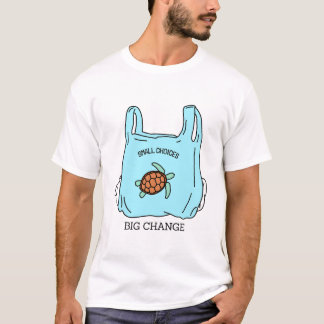 Camiseta Pequenas Escolhas Grande Mudança Estilo de Vida Ec