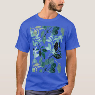 Camiseta Pequenas flores azuis brancas 1