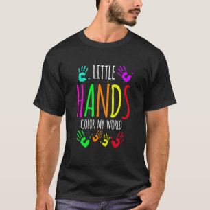 Camiseta Pequenas Mãos Colorem Meu Mundo Enfermeira Pediátr