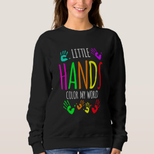 Camiseta Pequenas Mãos Colorem Meu Mundo Enfermeira Pediátr