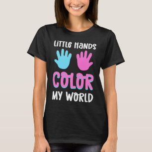 Camiseta Pequenas Mãos Colorem Minha Enfermeira Neonatal NI
