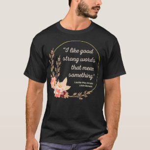 Camiseta Pequenas Mulheres Citam 4 Estilo Bonito