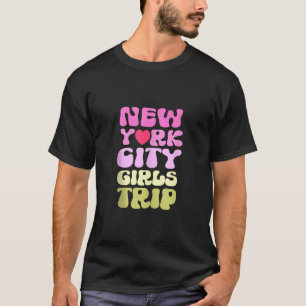 Camiseta Pequenas NOVA IORQUE-MENINAS VIAJANDO Irmãs Diva C