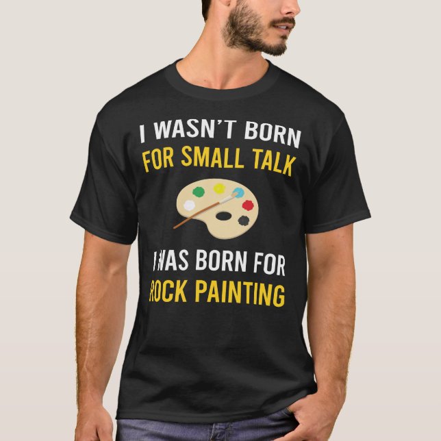 Camiseta Pequenas Rochas de Pintura (Frente)