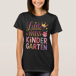 Camiseta Pequenas Senhoritas do Jardim de Infância Crianças
