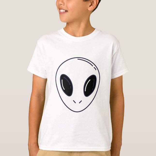 Camiseta Pequeno Alien – Explorador Espacial (Frente)