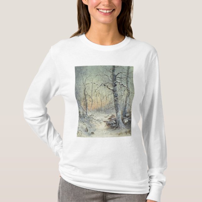 Camiseta Pequeno almoço do inverno (Frente)