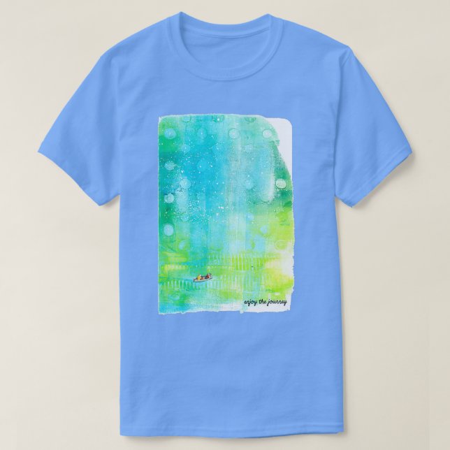 Camiseta Pequeno barco (Frente do Design)