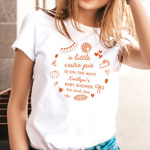 Camiseta Pequeno Bolo de Corte no Caminho! Chuvinha de Bebê