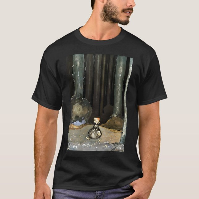 Camiseta Pequeno Boné Vermelho Gustaf Tenggren - John (Frente)