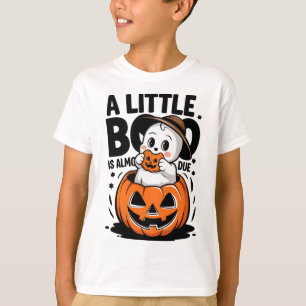 Camiseta Pequeno Boo Está Quase Devido À Gravidez De Dia da