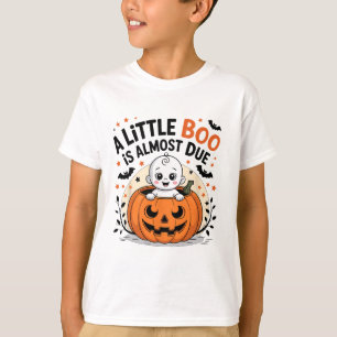 Camiseta Pequeno Boo Está Quase Devido À Gravidez De Dia da