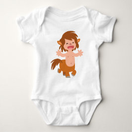 Camiseta Pequeno Cartoon Centaur Baby Roupa