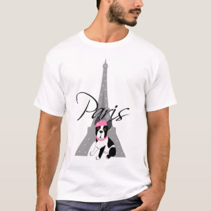 Camiseta Pequeno chien à Paris do Le