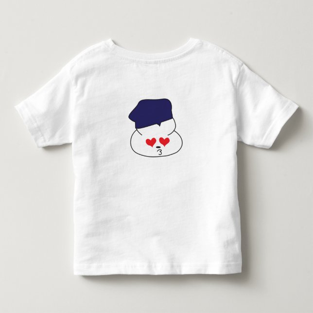 Camiseta pequeno Chubby J (Verso)