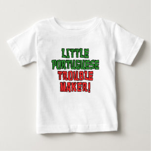 Camiseta Pequeno Criador de Problemas Português