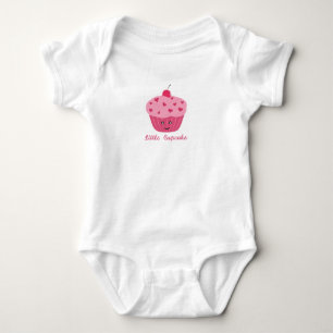 Camiseta Pequeno Cupcake Bebê Jersey Bodô