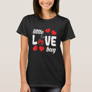 Camiseta Pequeno Dia de os namorados Ladybug, Bonito Ladybu