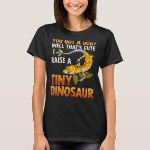 Camiseta Pequeno Dinossauro Cute Lizard Reptile Gecko Kids