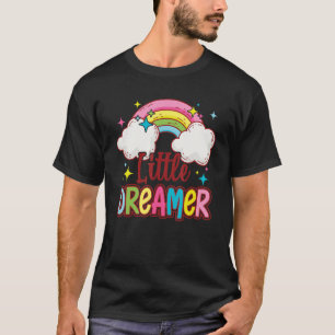 Camiseta Pequeno Dreamer Fluffy Cloud Rainbow