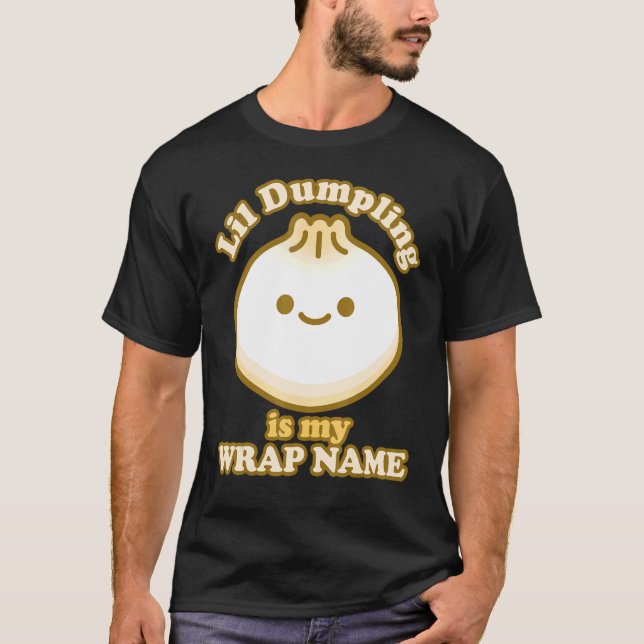 Camiseta Pequeno Dumpling Asiático Comida Chinesa Dim Sum P (Frente)