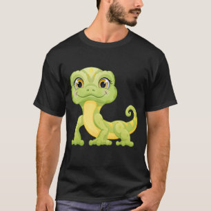 Camiseta Pequeno e Verde Répteis do Iguana