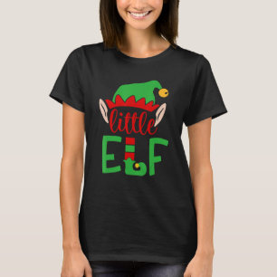 Camiseta Pequeno Elfo Natal Camisola de Natal Festa Roupa d