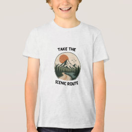 Camiseta Pequeno Explorador Caminhando Crianças