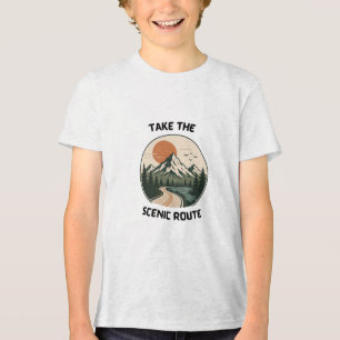 Camiseta Pequeno Explorador Caminhando Crianças
