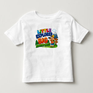 Camiseta 🏕️ Pequeno Explorador Grandes Aventuras Camping I