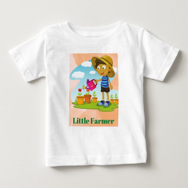 Camiseta Pequeno Farmer Baby Fine Jersey (Frente)
