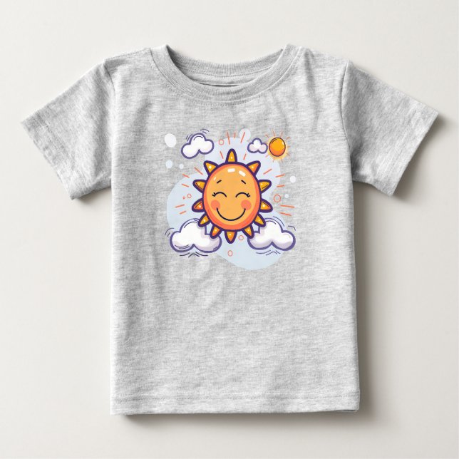 Camiseta ☀️ Pequeno Fato De Bebê Sunshine (Frente)
