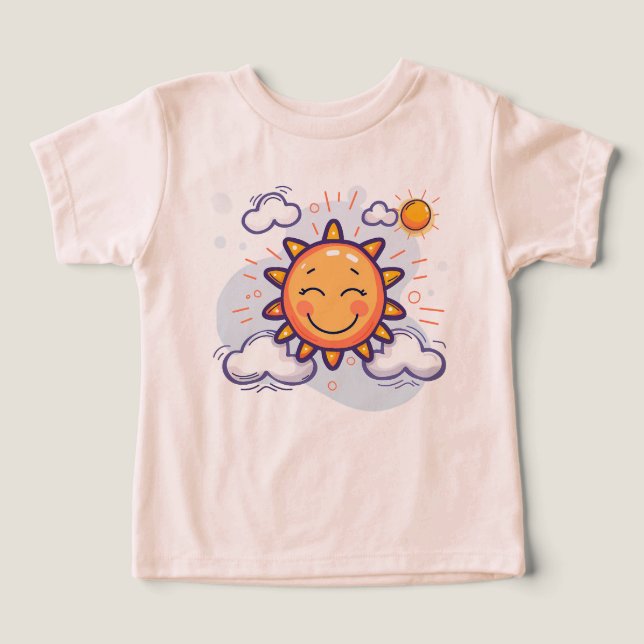 Camiseta ☀️ Pequeno Fato De Bebê Sunshine (Design frontal)
